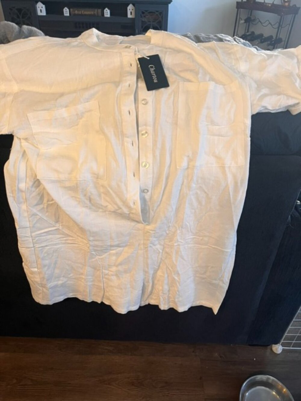 Chartou Linen Romper M